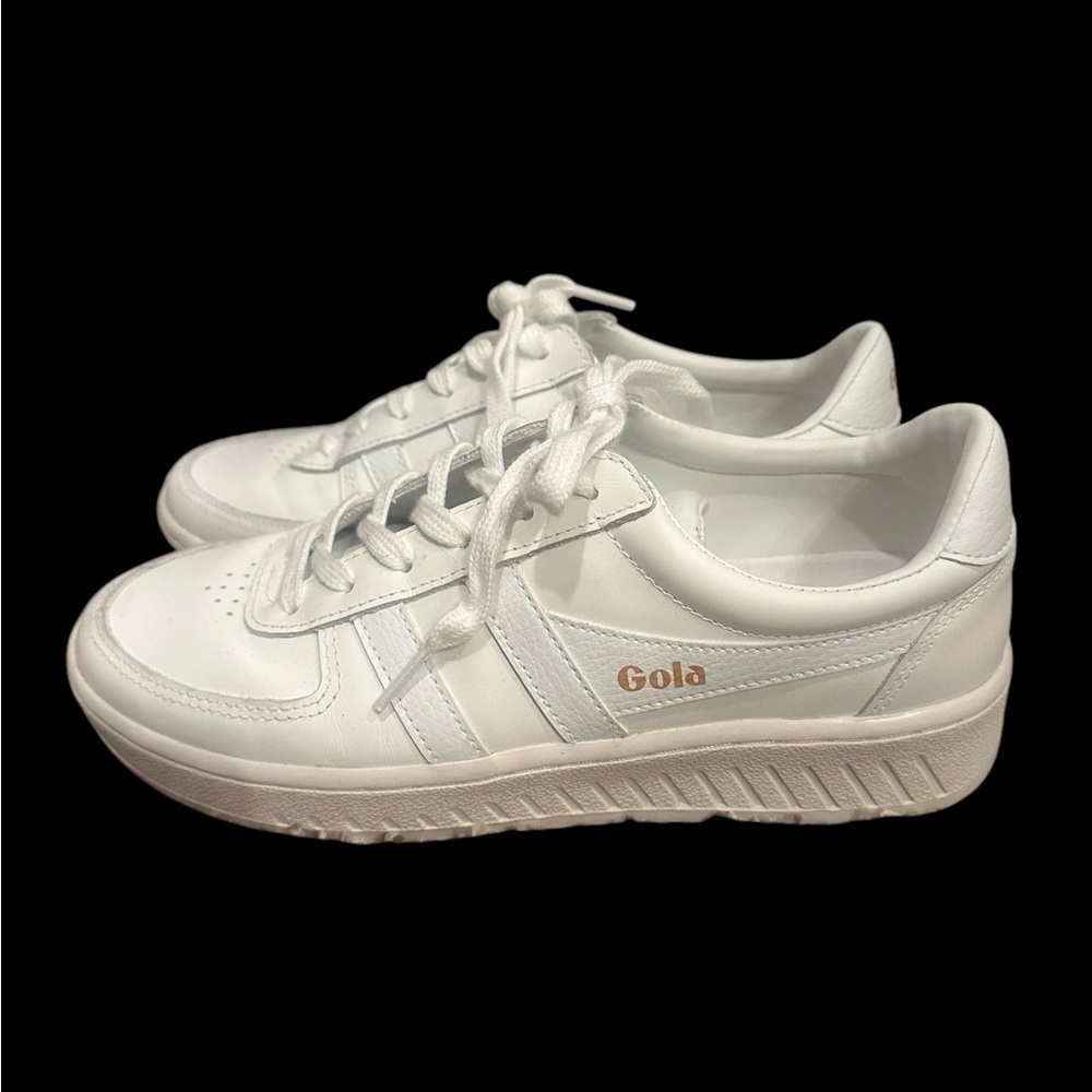 Gola all white sneakers size 8